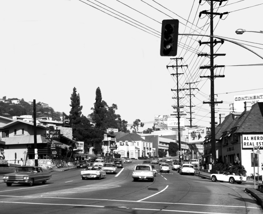 West Hollywood 1962 Sunset Blvd. and Palm Ave. view east.jpg